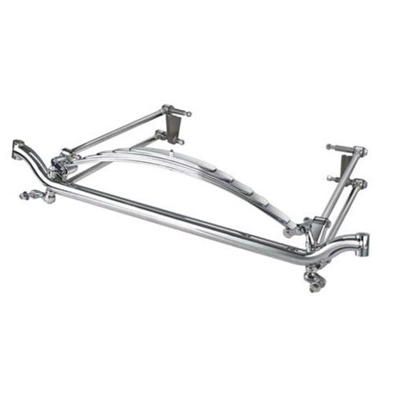 1932-34 Ford 4-Bar Tube Axle Kit for Ford Spindles, Chrome