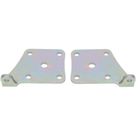 S10 10Bolt Rear Axle Leaf Spring Plates, Zinch Finish