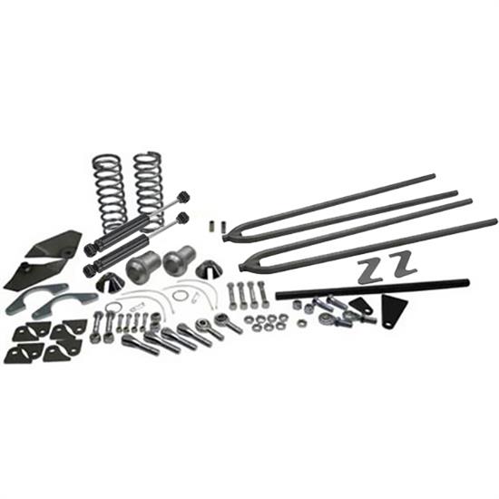 Deluxe Coil-Over Rear Suspension Kit, Plain Finish