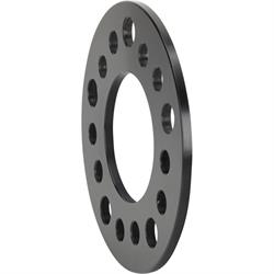 Aluminum Wheel Spacer, 1/4 Inch Thick, Black Anodized
