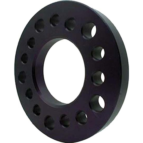 Aluminum Wheel Spacer, 5/8 Inch Thick, Black Anodized