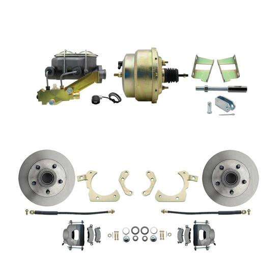 Speedway Power Disc Brake Kit, 11 in. Std Disc Brakes, Chevy 1959-64