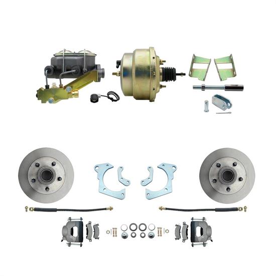 Speedway Power Disc Brake Kit, 11 in. Std Disc Brakes, Chevy 1965-68