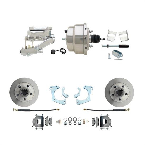 Speedway Power Disc Brake Kit, 11 in. Standard Disc Brakes. Chevy 65-68