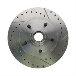 Speedway Deluxe 65-68 Chevy Disc Conv. Kit, D/S Rotors, Black
