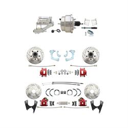 Speedway 65-68 Impala 4 Wheel Power Disc Brake Conv. Kit, D/S Rotors