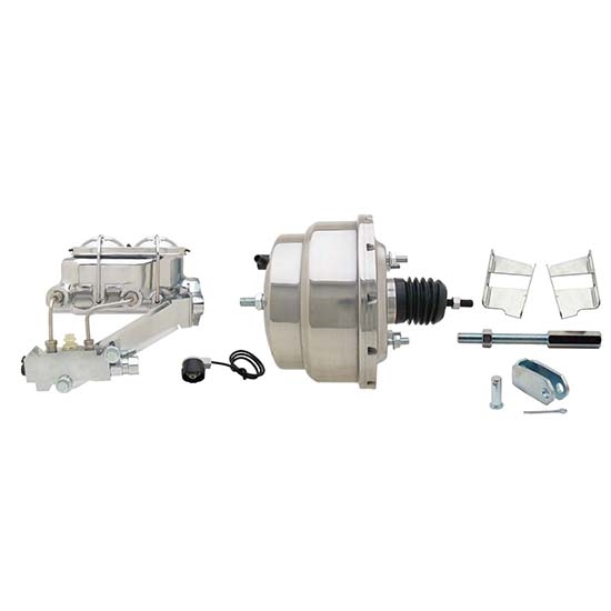 58-70 Fullsize Chevy Brake Booster Conversion Kit, 1 In Bore, SS