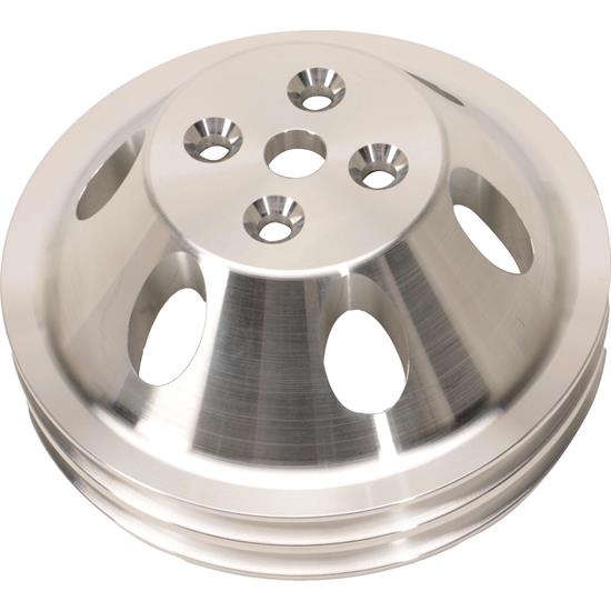 Bills Hot Rod Co. 2002 Small Block Water Pump Pulley, Short, 2 Groove