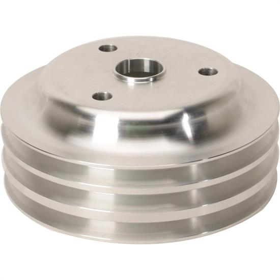 Bills Hot Rod Co. 2010 Small Block Crank Pulley, Long, 3 Groove