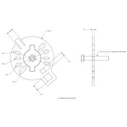 Deluxe Adjustable Pinion Yoke Tool With Puller Plate