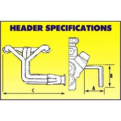 Schoenfeld 1024L Sprint Car Headers, 1-3/4, 3-1/2, Standard Port