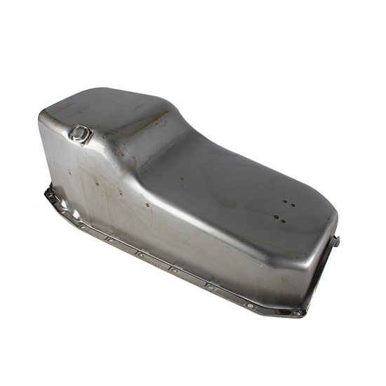 1980-'85 Small Block Chevy Raw Oil Pan, Right Side Dipstick