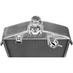 Speedway 1932 Ford Aluminum Radiator, Chevy Engine, Stock Height