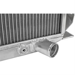 Speedway 1932 Ford Aluminum Radiator, Chevy Engine, Stock Height