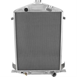 Speedway 1932 Ford Aluminum Radiator, Chevy Engine, Stock Height