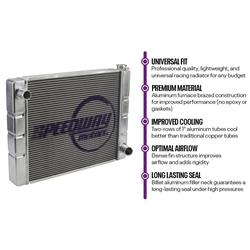 Speedway Chevy SBC/BBC Universal Aluminum Radiators