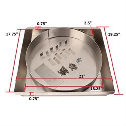 Aluminum Fan Shroud Kit for 28 Inch Radiator, Engine Driven Fan