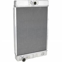 Universal Aluminum Radiator - 26 Inch Tall, Driver Side Outlet