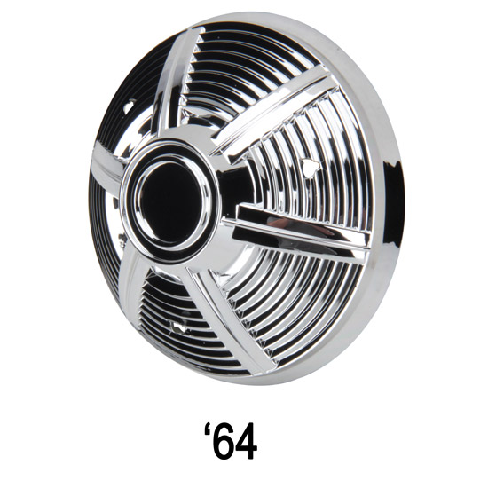 Pedal Car Parts, AMF Mustang Chrome Hubcap