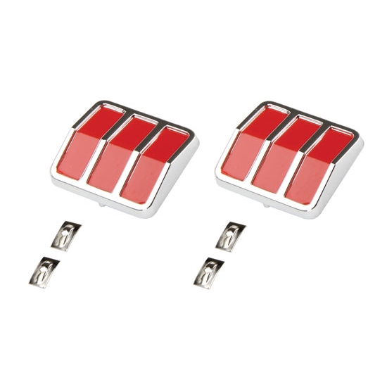 Pedal Car Parts, AMF Mustang Chrome Tail Light with Clips