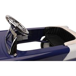 Retro Tri-Five 1955 Chevy Steel Metal Pedal Car. Purple/White