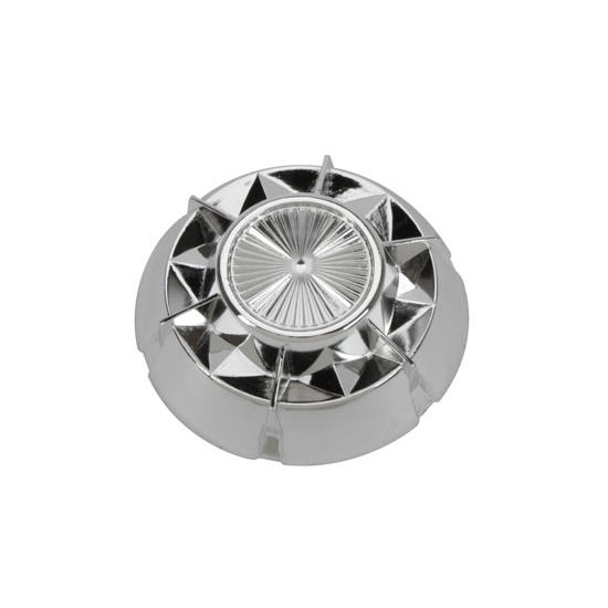 Murray® Starburst Hubcap, 3-3/8 In OD, Chrome Plastic