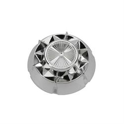 Murray® Starburst Hubcap, 3-3/8 In OD, Chrome Plastic