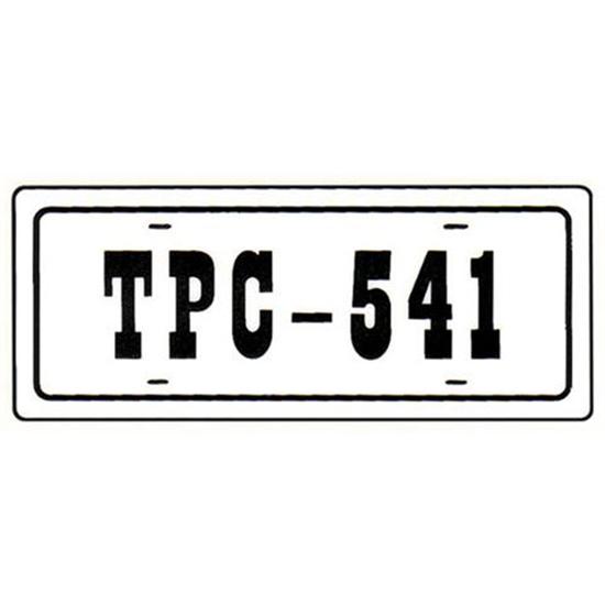 Murray® TPC-541 License Plate Decal