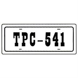 Murray® TPC-541 License Plate Decal