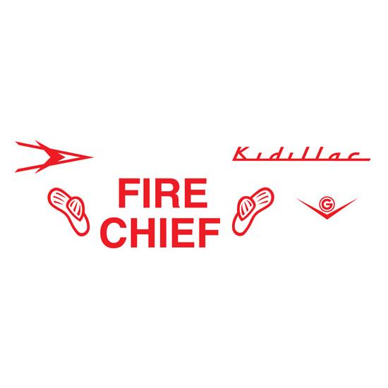 Garton Kidillac Fire Chief 1952-54, 1957 Graphic