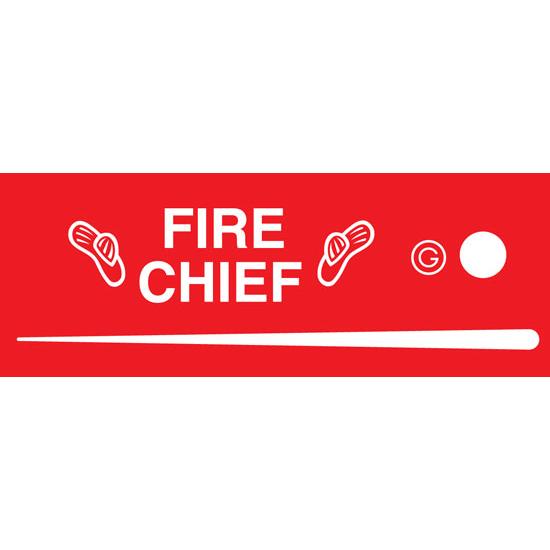 Garton Fire Chief Pedal Car Graphic