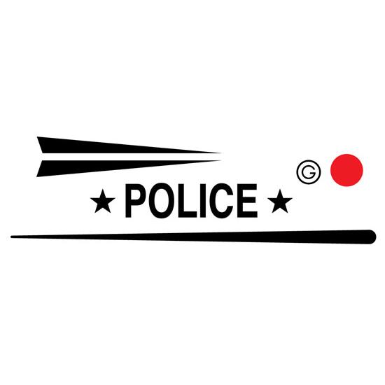 Garton Police Pedal Car Graphic