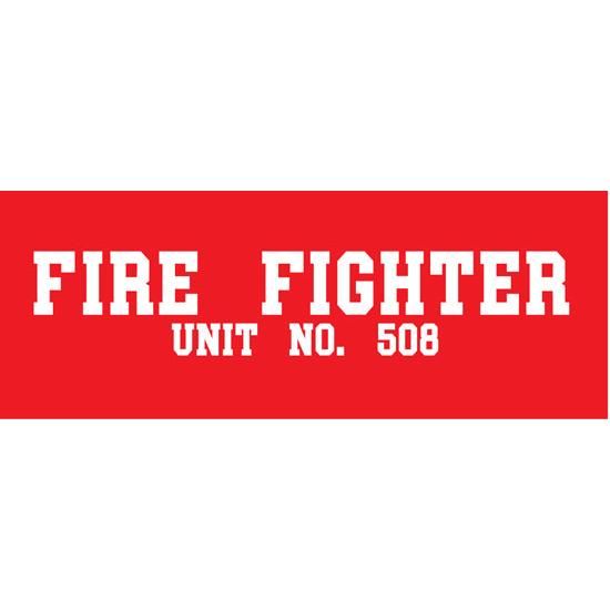 AB-12 AMF 508-519 Fire Fighter 508 Pedal Car Graphic
