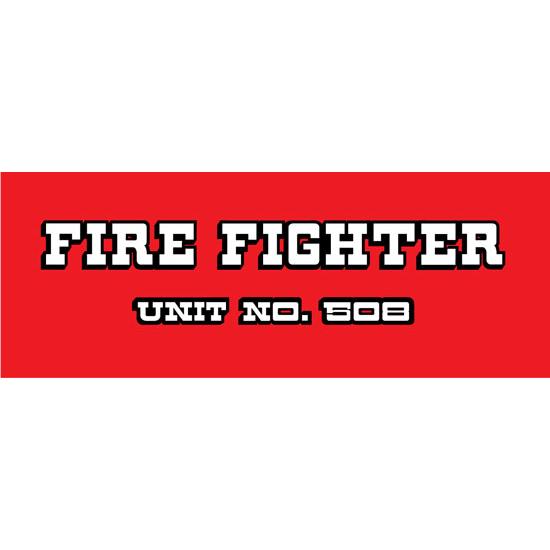 AMF 508-519 Fire Fighter 508 1970-71 Pedal Car Graphic