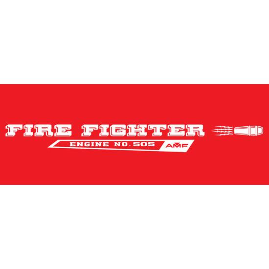 AMF Generic Fire Fighter 505 1970-71 Graphic