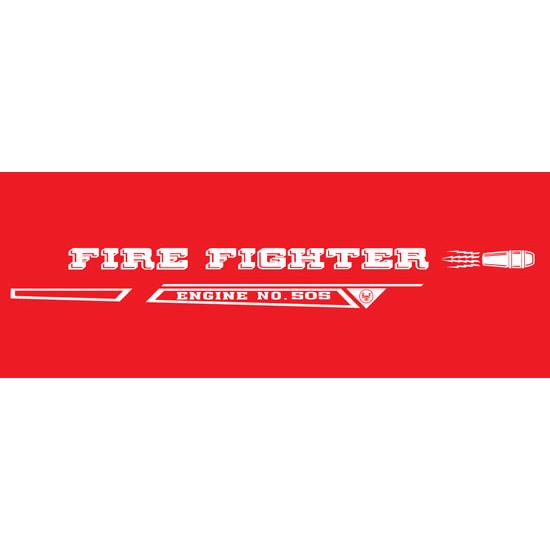 AMF Generic Fire Fighter 505 1968-69 Graphic