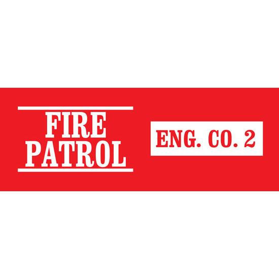 Murray® Three-Wheeler Fire Patrol Engine Co.2 Graphic