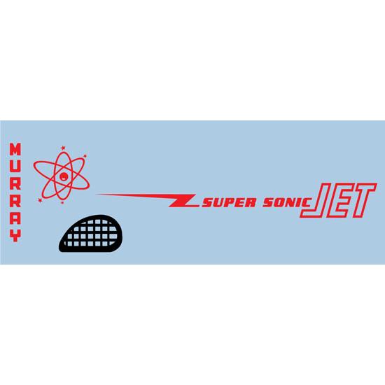 Murray® Blue Atomic Missile Super Sonic Jet 1954-56 Pedal Car Graphic