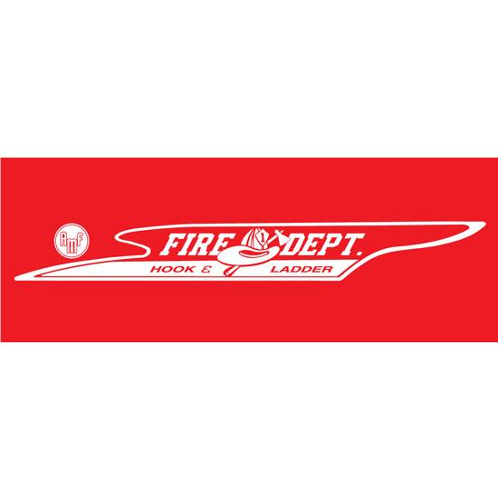 AMF Star Grille Fire Dept. Hook & Ladder 1959 Graphic