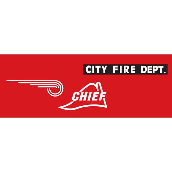 Steelcraft 1941 Fire Chief Graphic