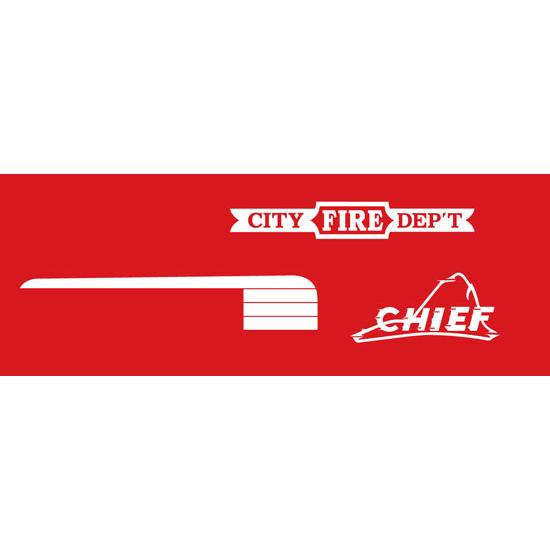 Steelcraft 1941 Chrysler City Fire Department Graphic
