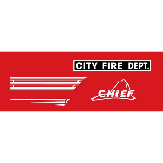 Steelcraft 1941 Oldsmobile Fire Chief Graphic