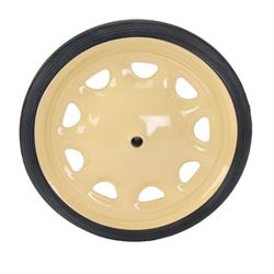 Pedal Car Steelcraft Artillary Wheel w/Tire, 7-1/2 Inch O.D., 7/16 Inch Axle