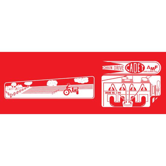 AMF Tractor Cadet Tractor Graphic