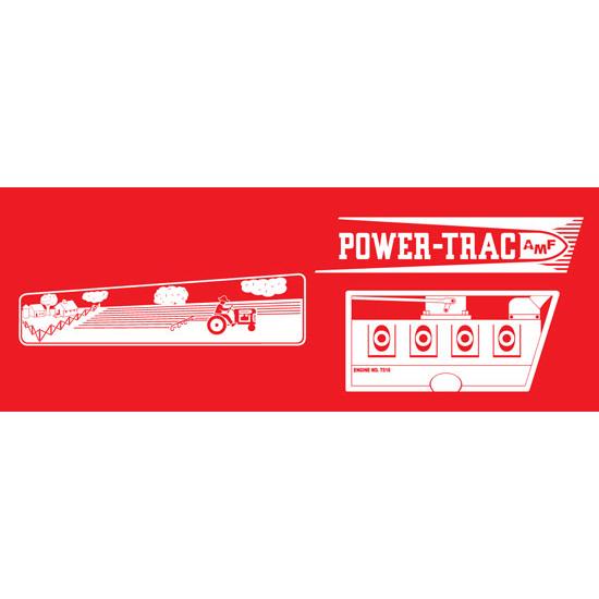 AMF Tractor Power-Trac Tractor Graphic