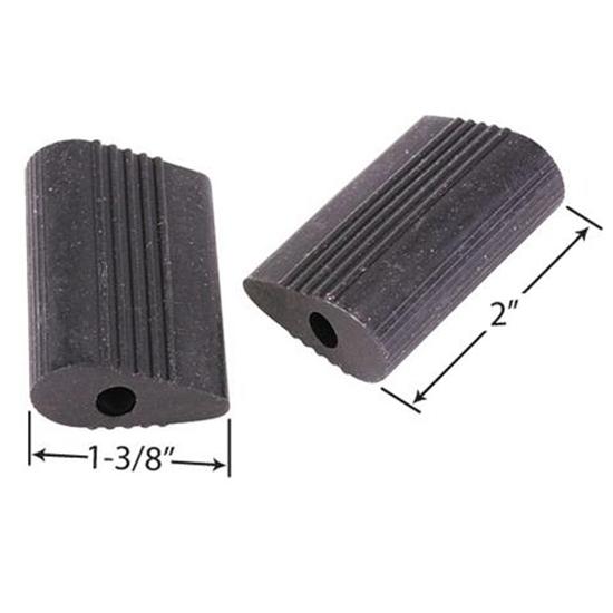 Teardrop Rubber Pedals