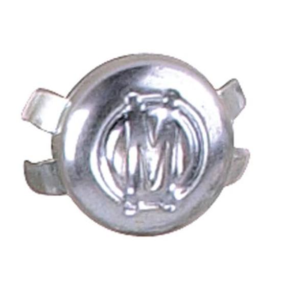 Chrome Plastic Hubcap - 2 Inch Diameter