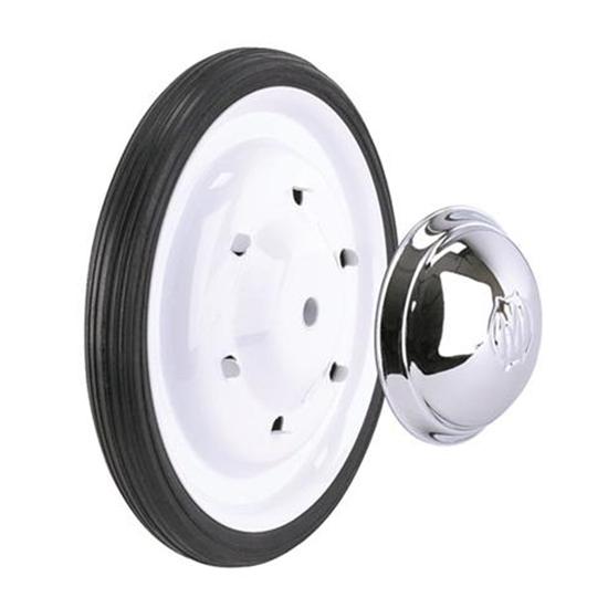 Murray® White Powder Coated Wheel and Tire Combos - White Wheel Kit