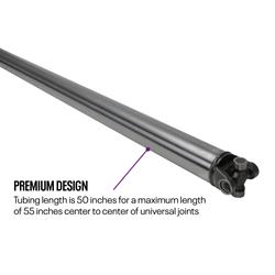 U-Weld-It Custom Steel Driveshaft Kit, 1310 Series, 3 Inch OD