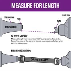 U-Weld-It Custom Steel Driveshaft Kit, 1310 Series, 3 Inch OD